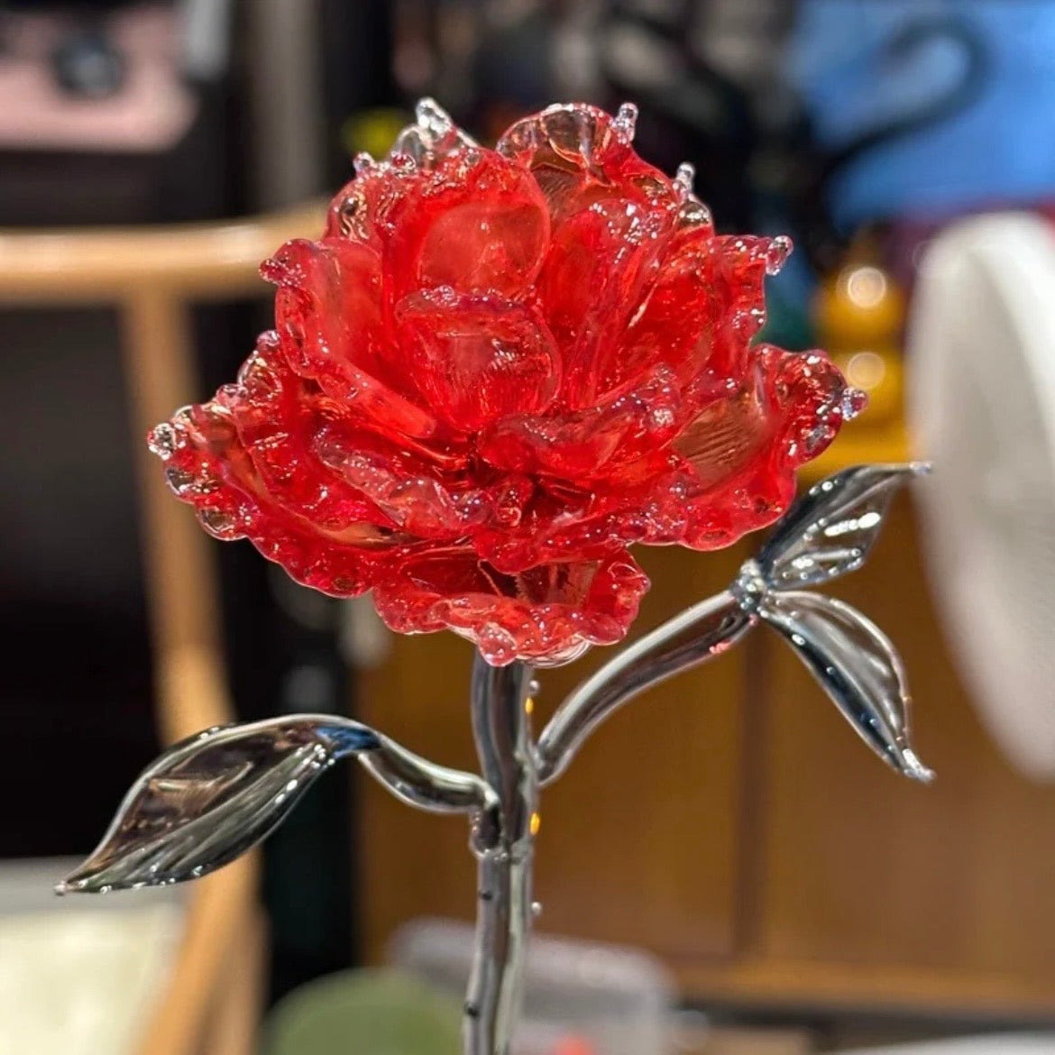 Crystal Red Rose