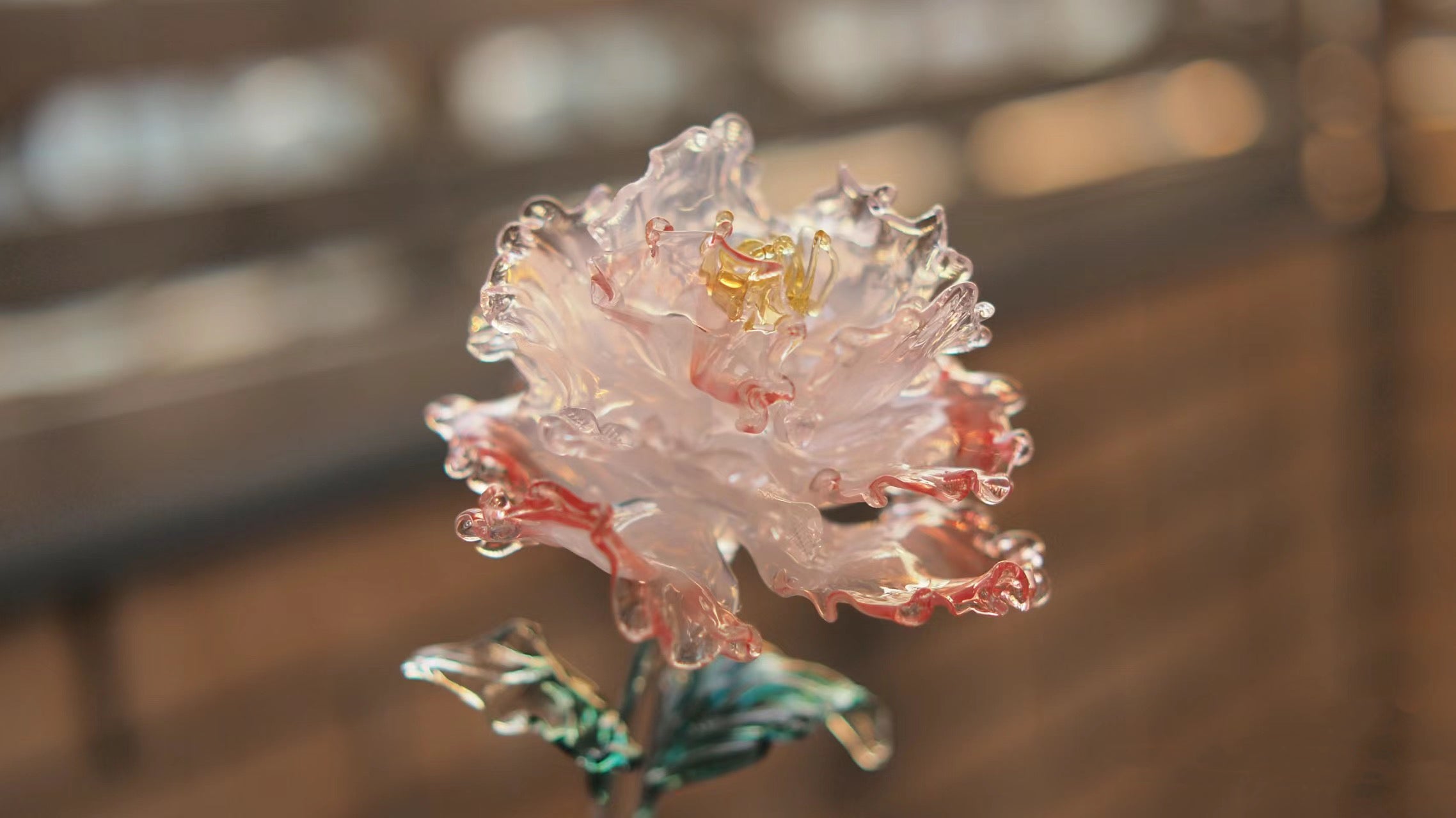 Load video: Process - Crystal Peony Flower