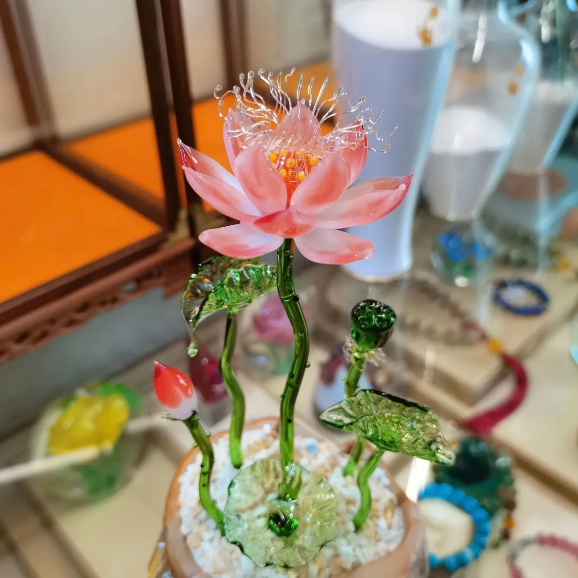 Glazed Lotus Flower 