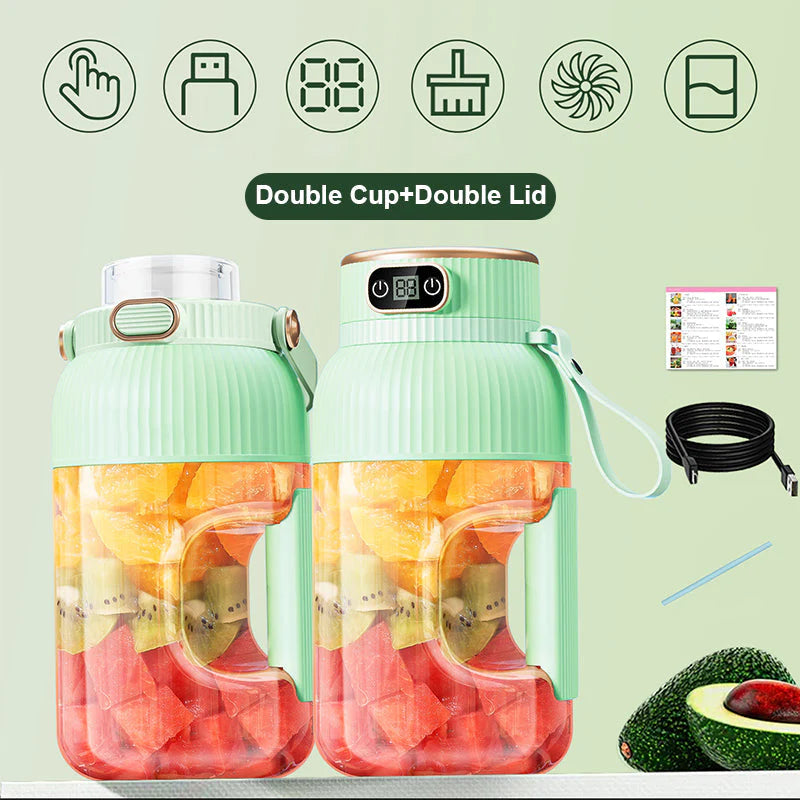 Multifunctional Portable Juicer Cup With Digital Display